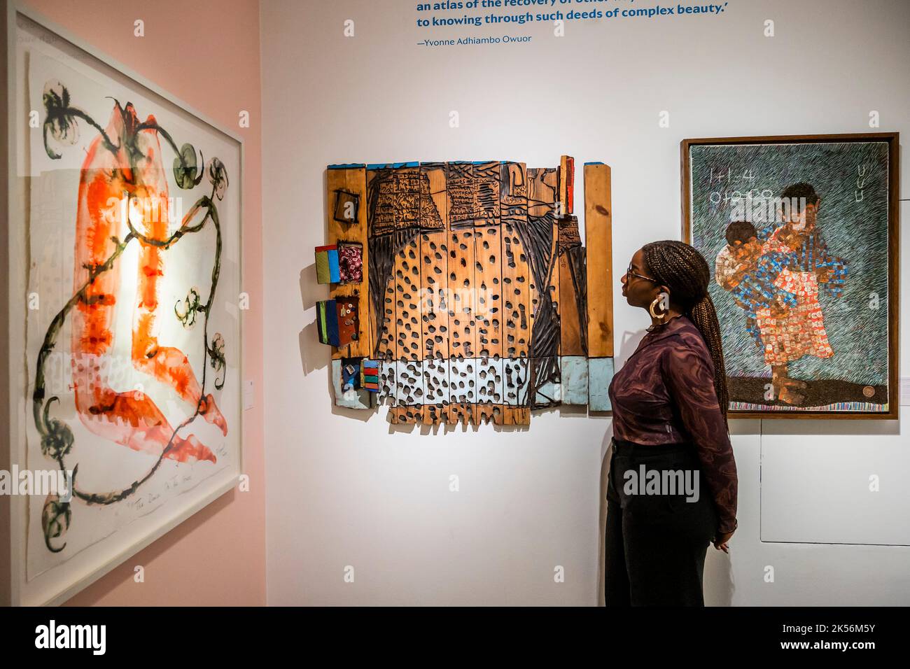 london-uk-6th-oct-2022-el-anatsui-oga-i-executed-in-2003