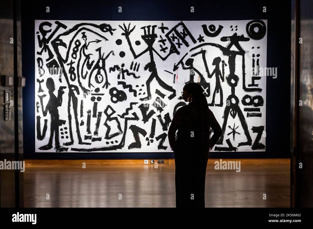 London, UK. 6th Oct, 2022. A. R. PENCK, Übergang (L)(Crossing