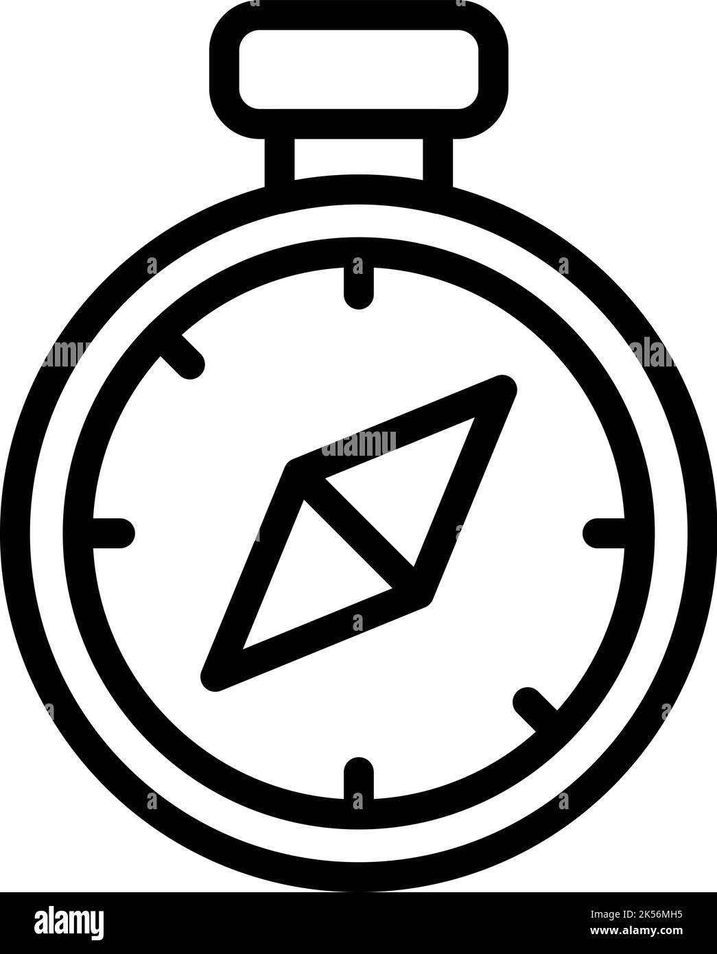 Travel compass icon outline vector. Winter alaska. Winter iceberg Stock ...