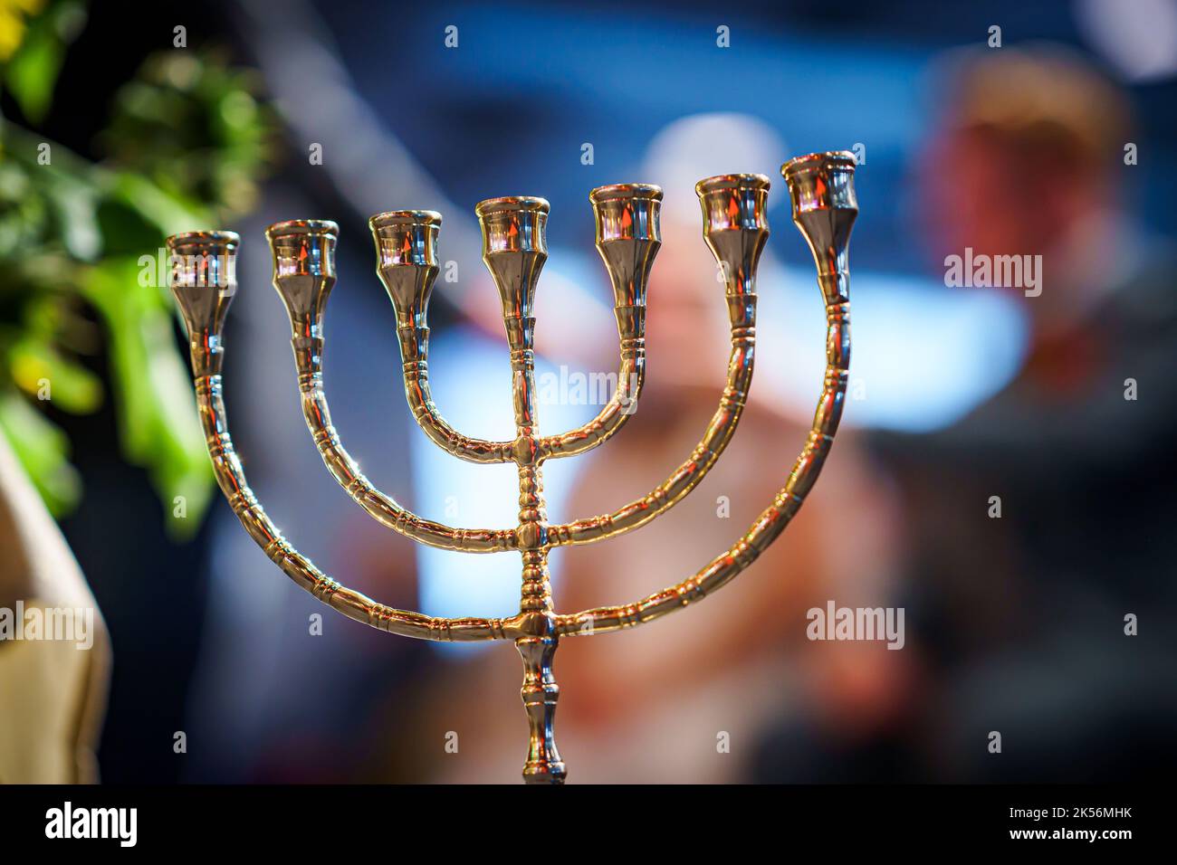 The sevenarmed Menorah symbolizes the idea that the State of Israel