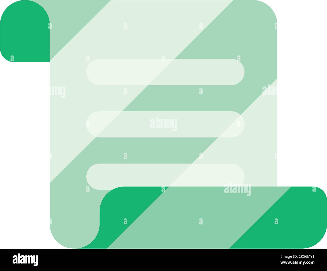 document file glassmorphism style icon Stock Vector