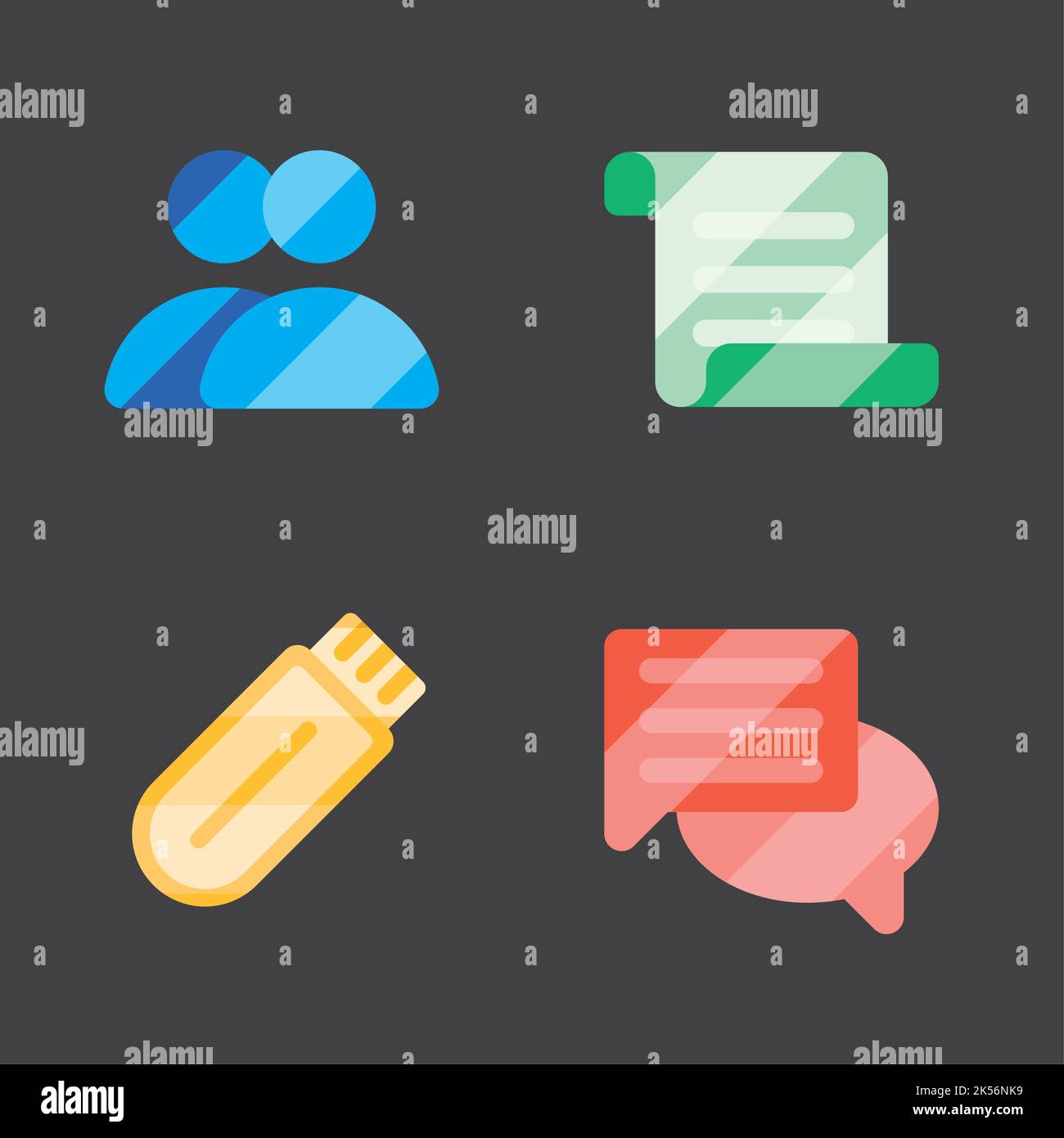 four social media glassmorphism set icons Stock Vector Image & Art - Alamy