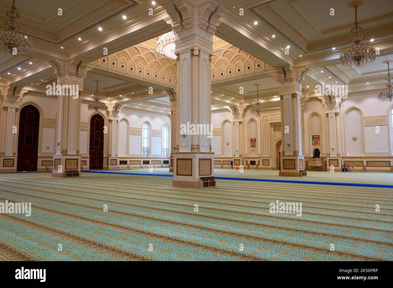 Sultan Qaboos mosque in the centre of Salalah, Oman Stock Photo