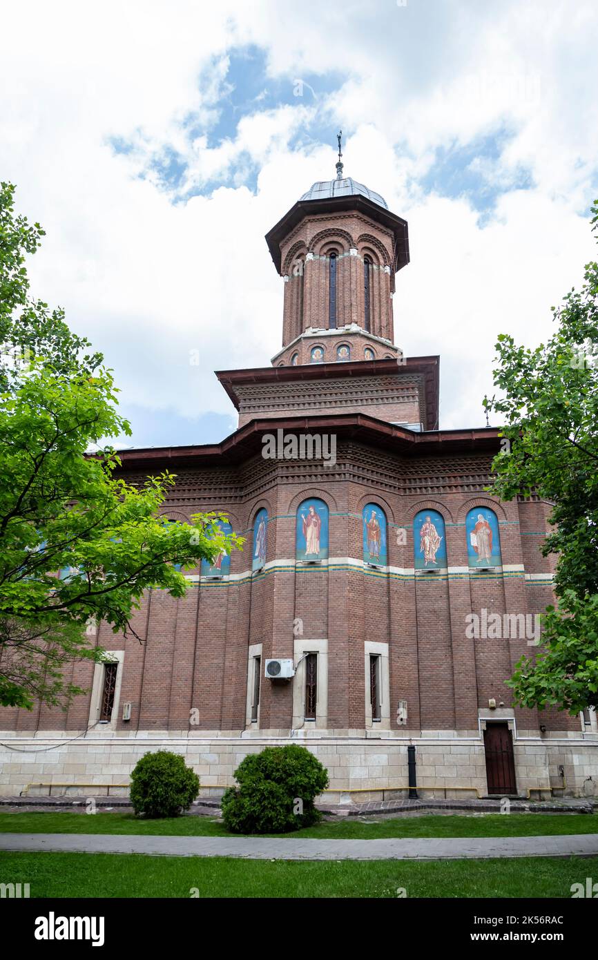 Craiova, Dolj, Romania – May 14, 2022:  Holy Trinity church in Craiova, Romania. Stock Photo