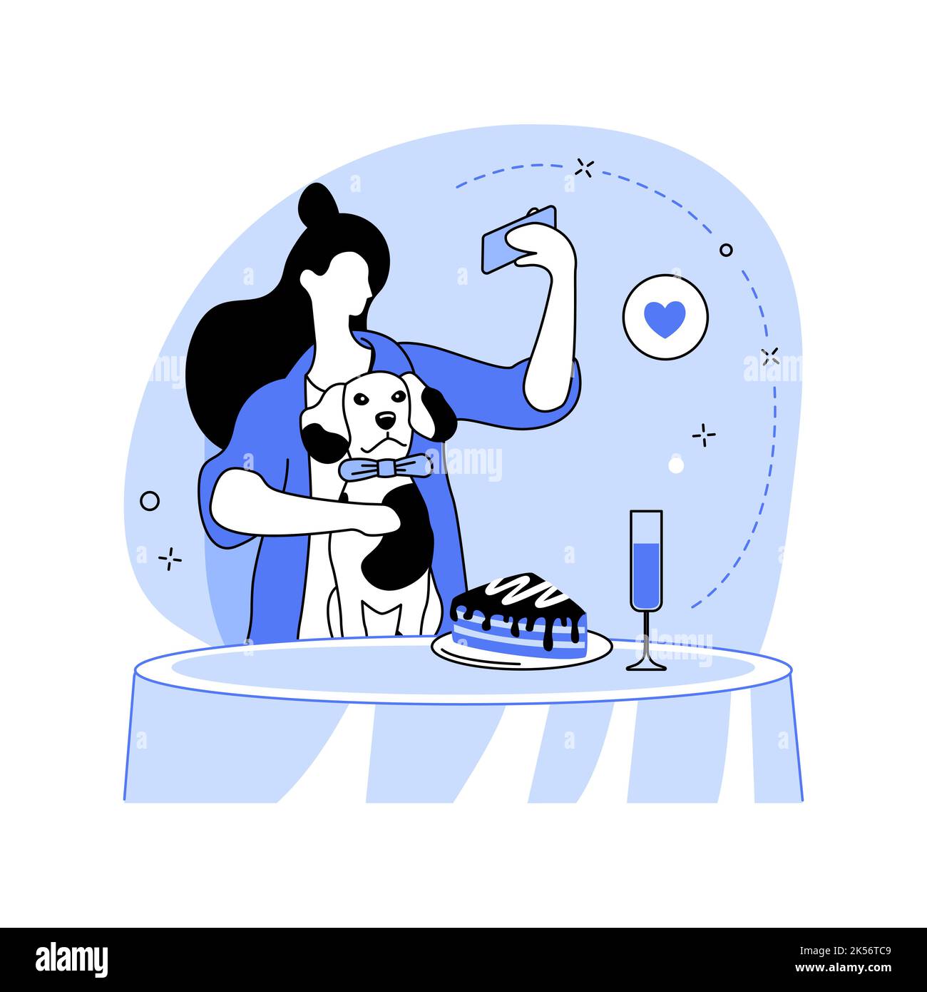 dog-friendly-restaurant-isolated-cartoon-vector-illustrations-stock