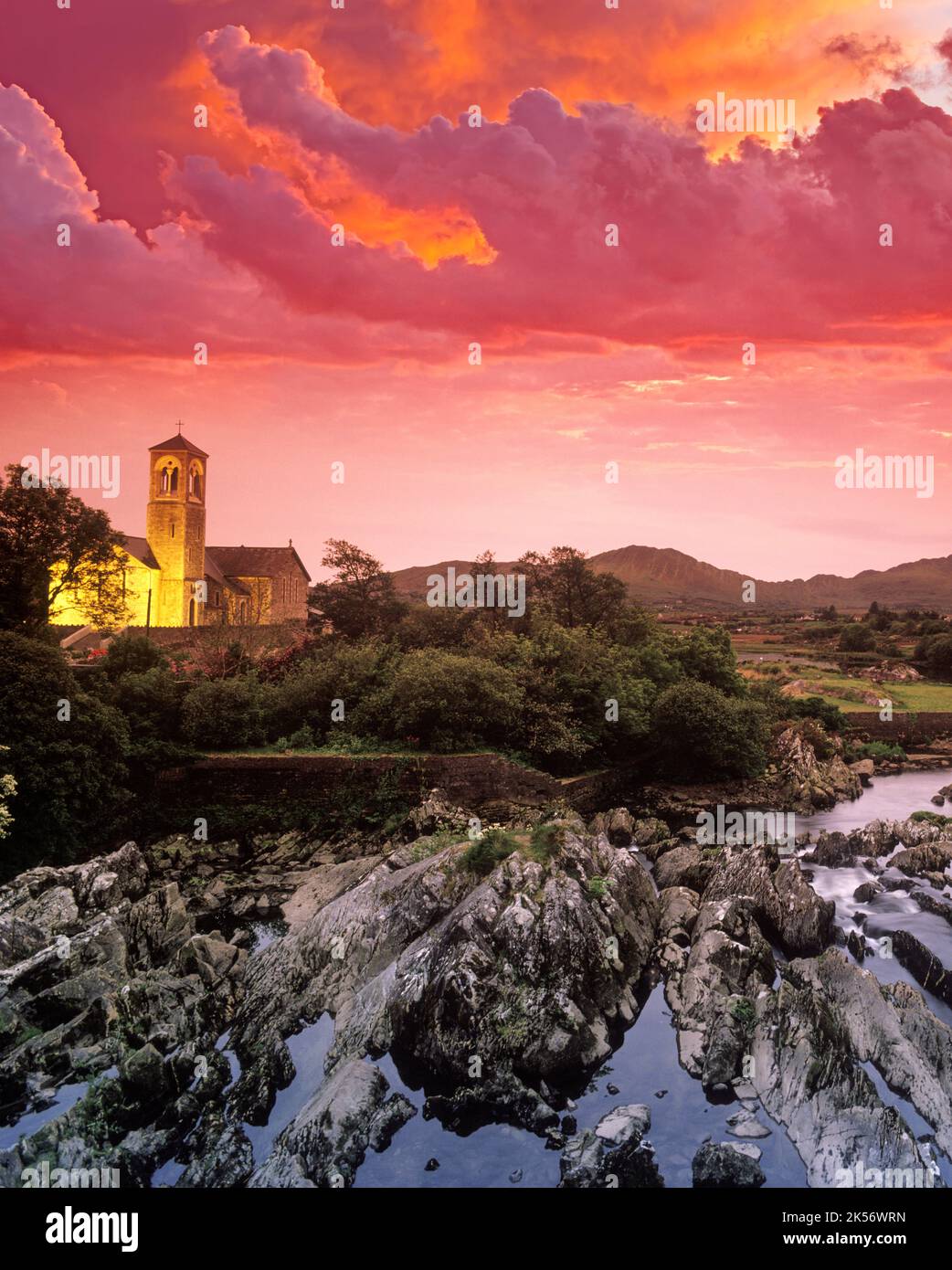 ITALIANATE CATHOLIC PARISH CHURCH RIVER SNEEM SNEEM VILLAGE RING OF