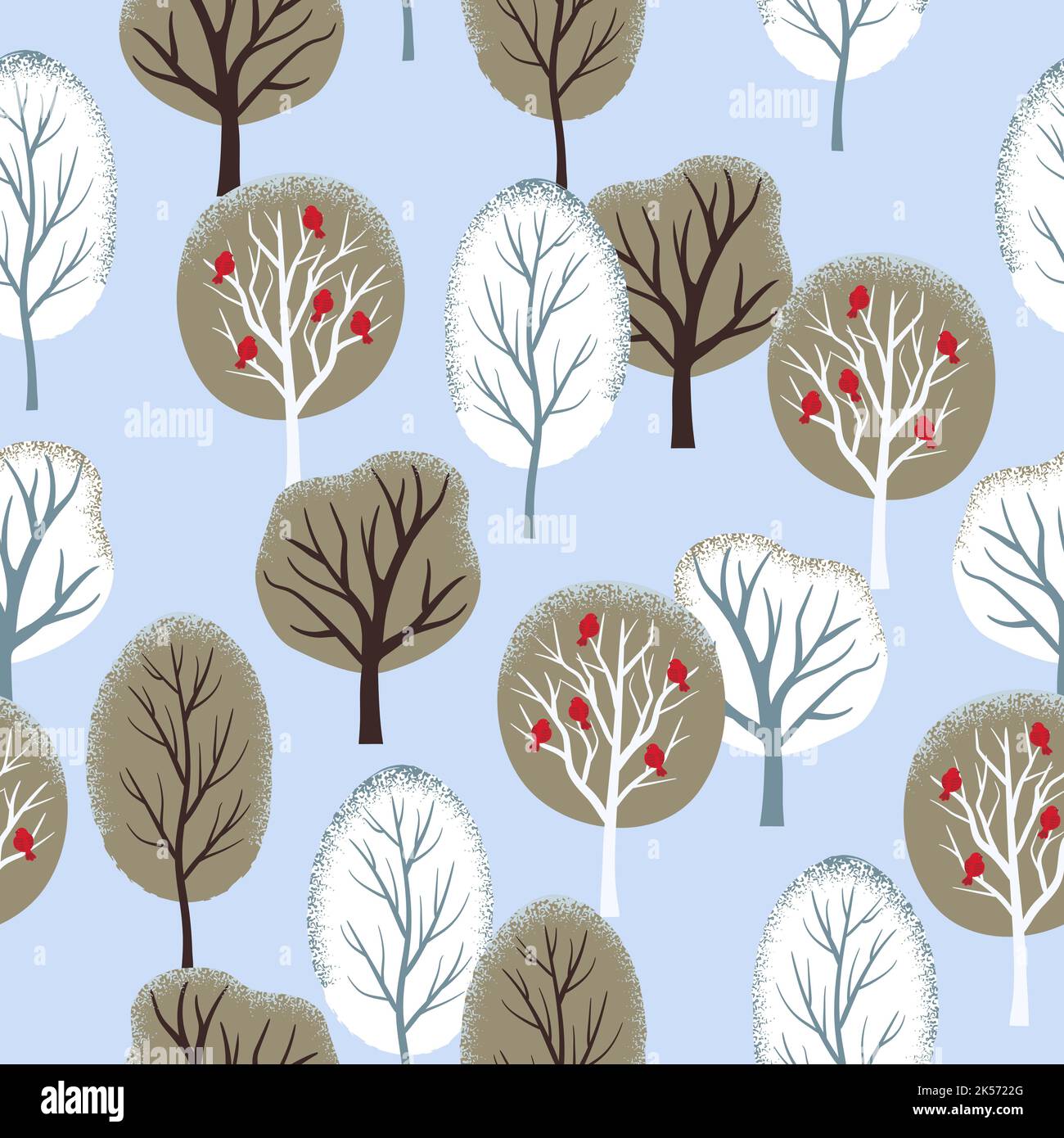 Vector winter forest hi-res stock photography and images - Alamy
