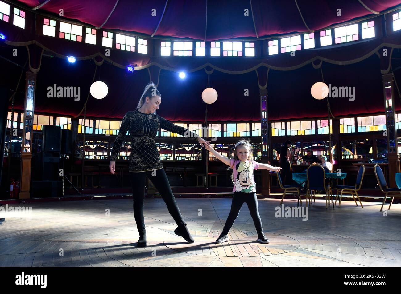 Ironbridge Festival of Imagination 2022 dancing to the music in the Salon Perdu, a spectacular