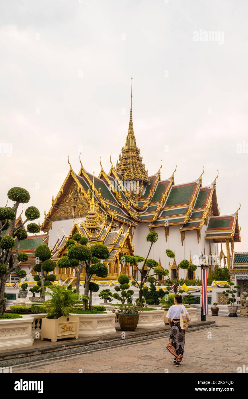 Thailand, Bangkok, Phra Nakhon district, the great palace Stock Photo