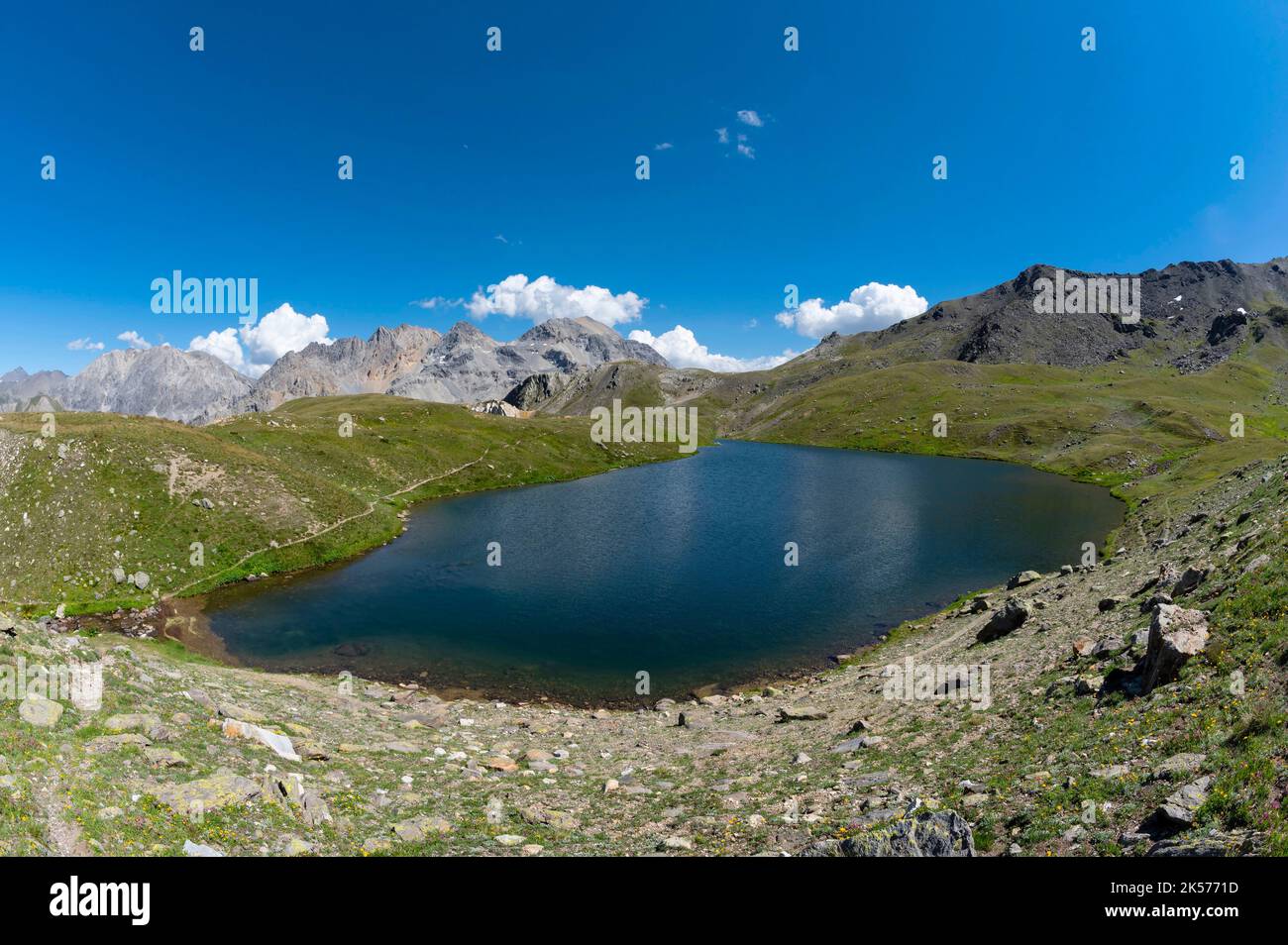 France, Savoie, Valmeinier, Thabor massif, trek around the Thabor, the