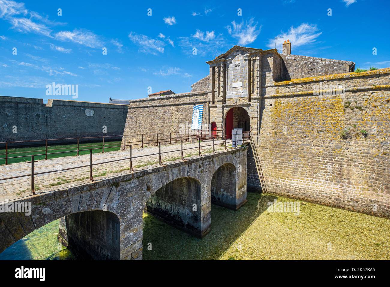 France, Morbihan, Port-Louis, the citadel of Port-Louis built in the 16th century by the Spaniards Stock Photo