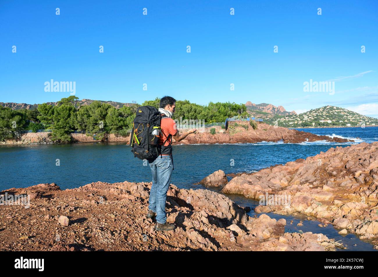 France, Var, Xavier Meloni provider and adventure guide Stock Photo Alamy