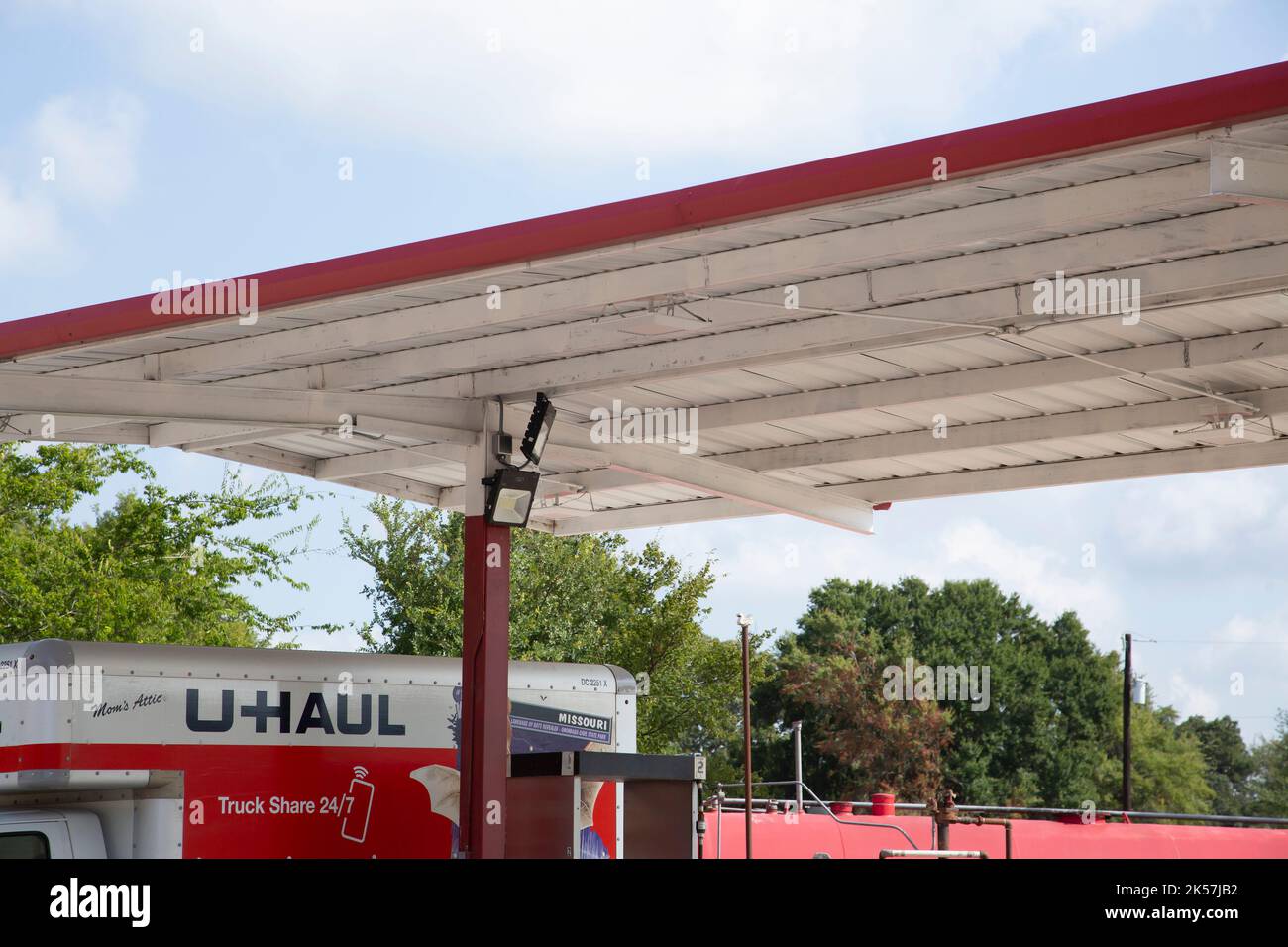 UHAUL TRUCK, TEXAS/UNITED STATES AUGUST 24, 2018 UHaul truck