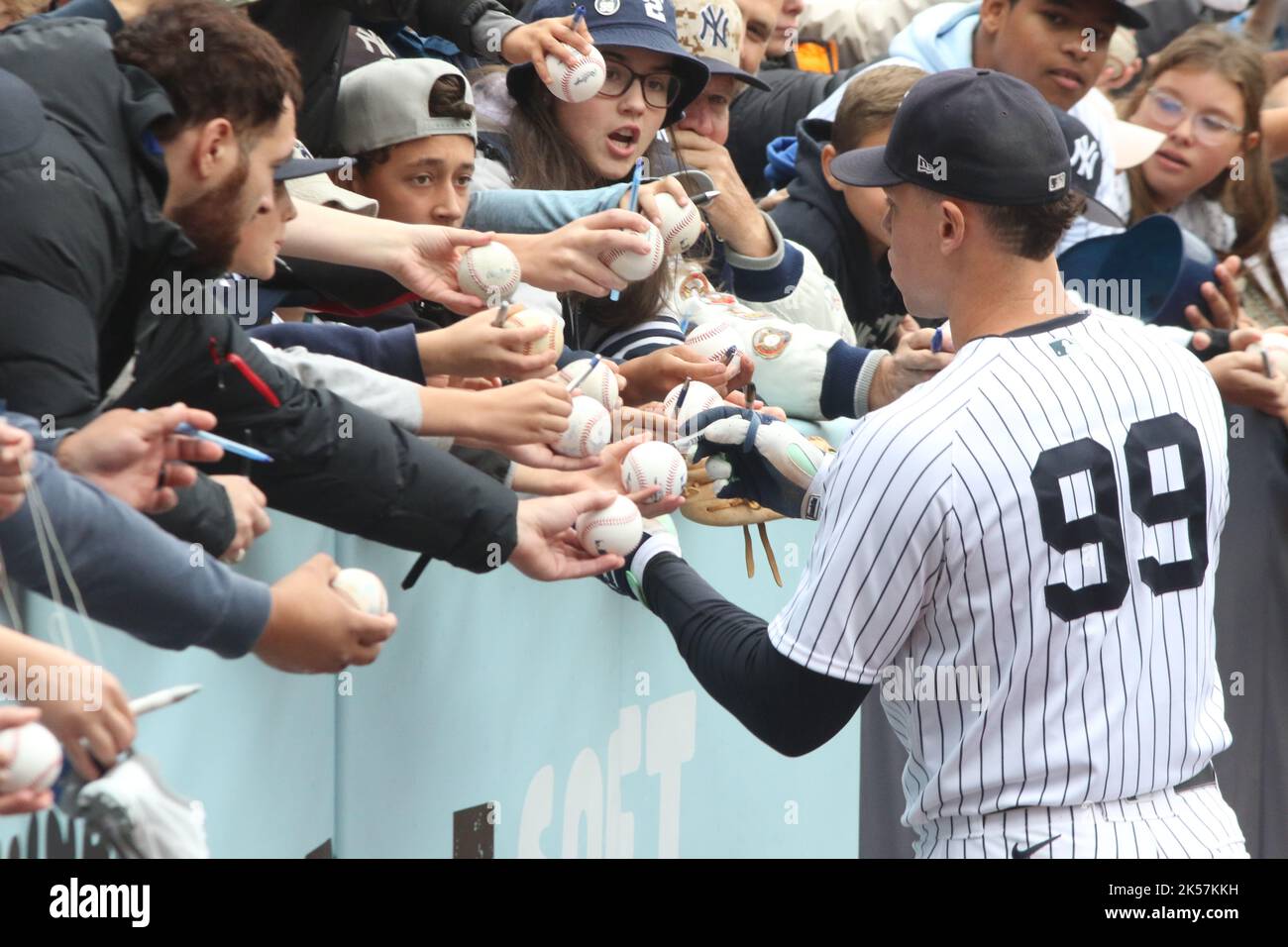 October 2, 2022 Aaron Judge during last regular season baseball game at