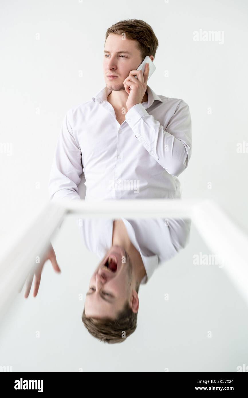 work stress psychology disorder anxiety depression Stock Photo - Alamy