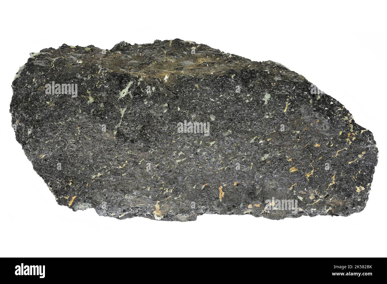 chromite from the Czech Republic isolated on white background Stock ...