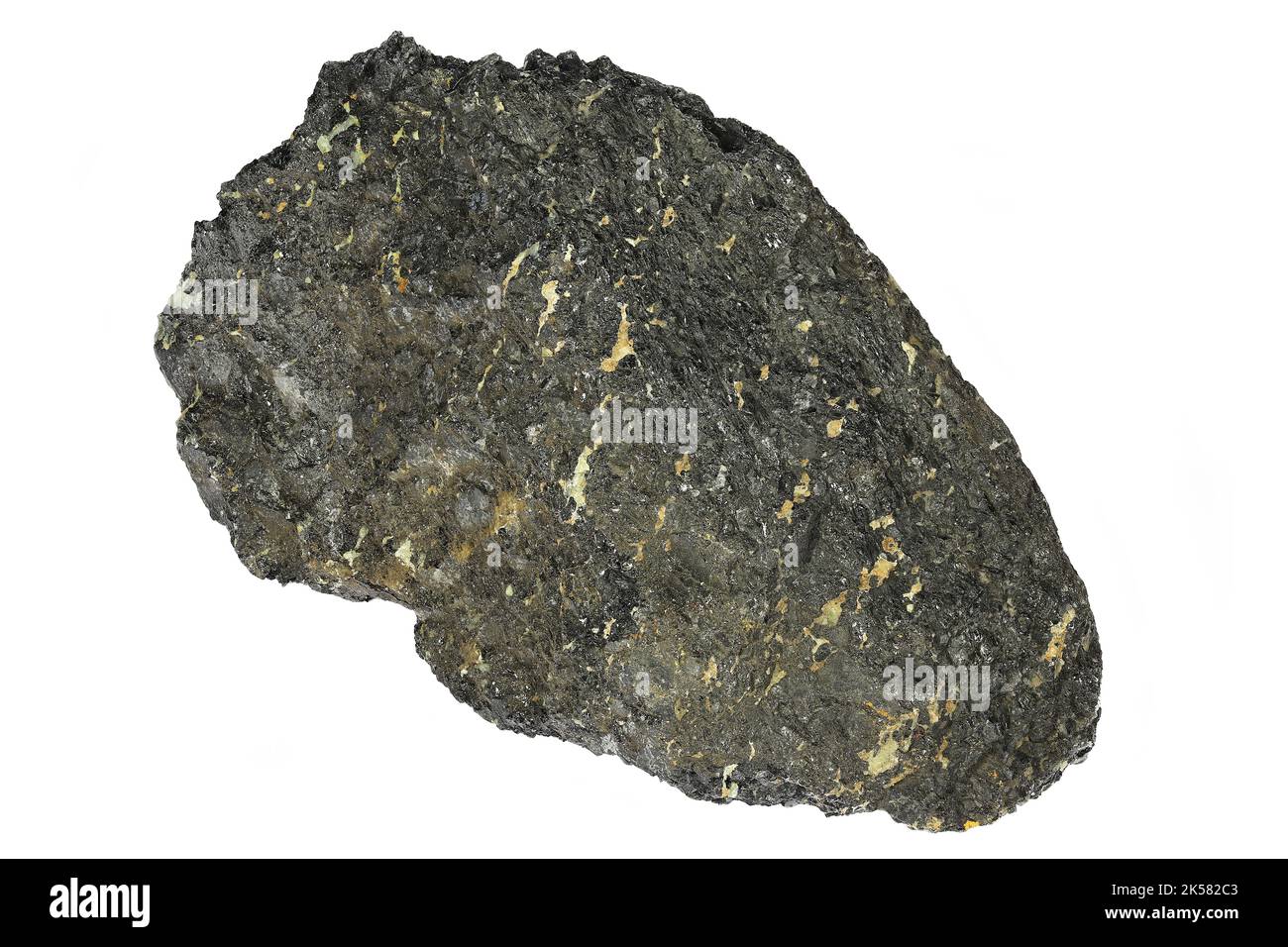 chromite from the Czech Republic isolated on white background Stock ...