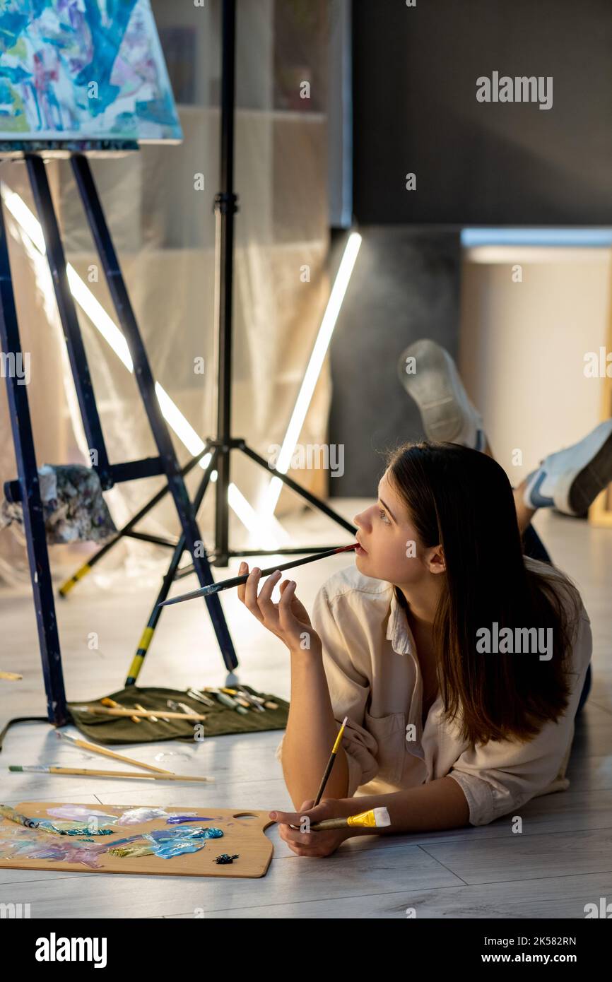 creative artist female painter professional art Stock Photo Alamy