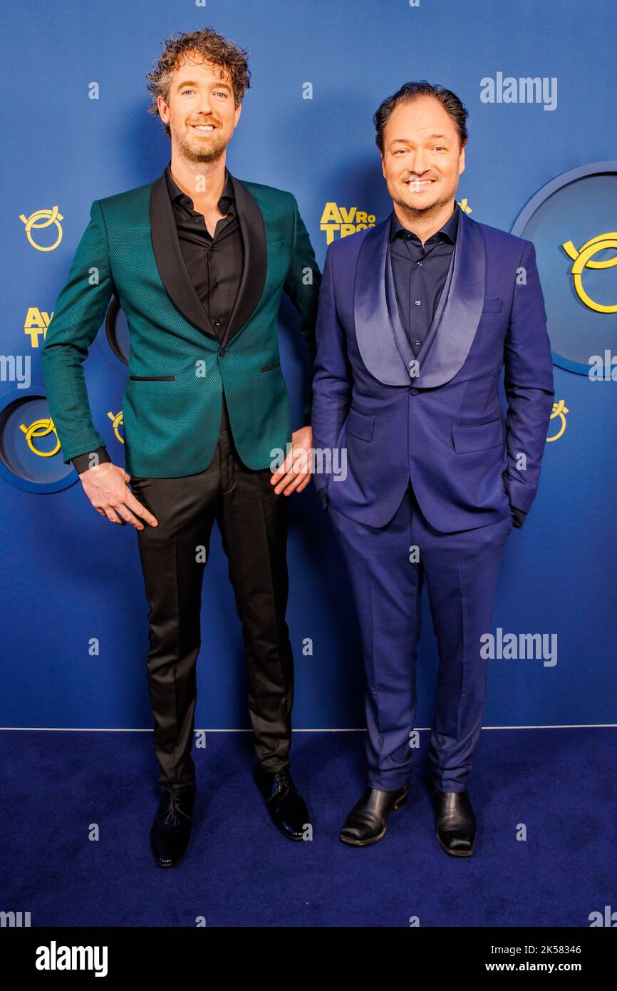 20221006 185222 AMSTERDAM Niels van der Laan and Jeroen Woe on the red carpet before the 20221006 185222 AMSTERDAM Niels van der Laan and Jeroen Woe on the red carpet before the