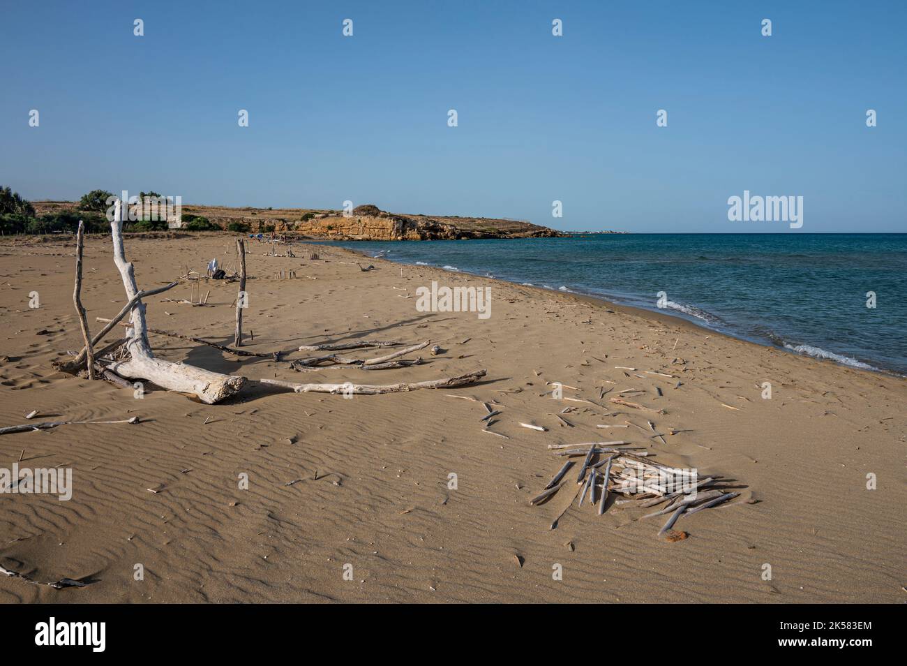 The beautiful and wild beach of Eloro in Sicily Stock Photo - Alamy