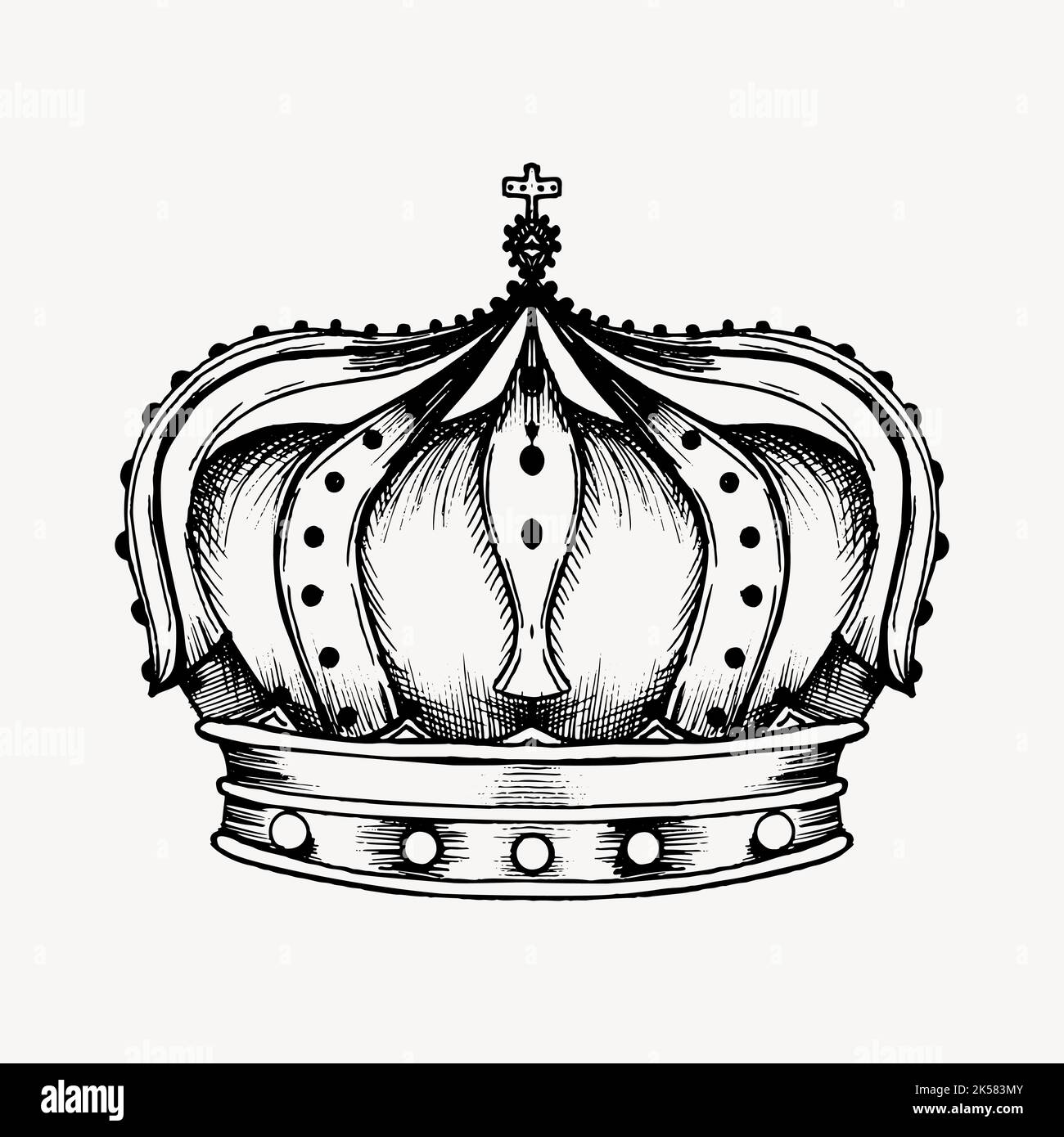 royal crown drawings