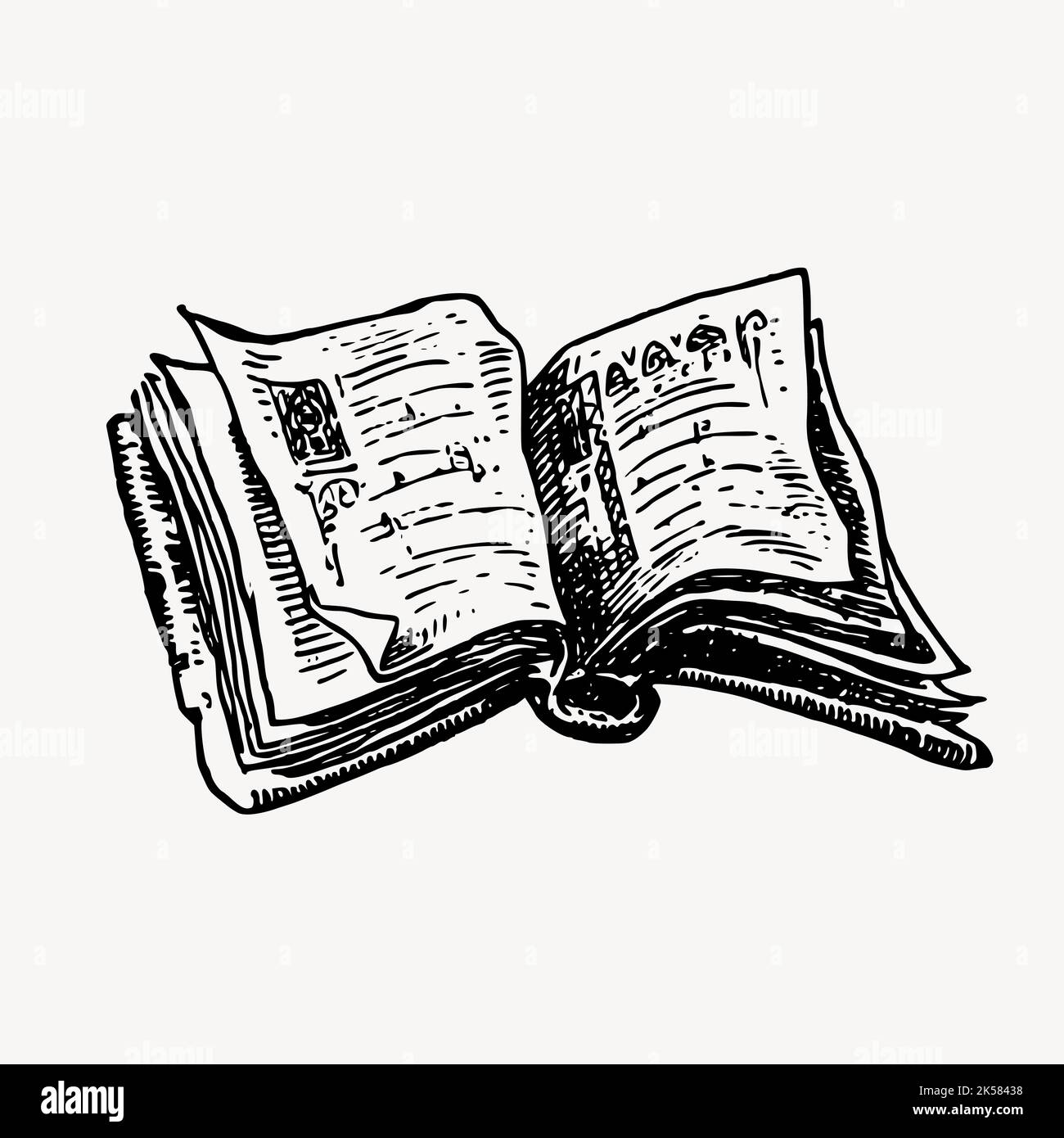 book, book icon, vintage book, old book, book clip art, vintage  illustrations books, black and white vintage illustration, illustration,  sketch paper Stock Vector Image \u0026 Art - Alamy, image size:1300x1390