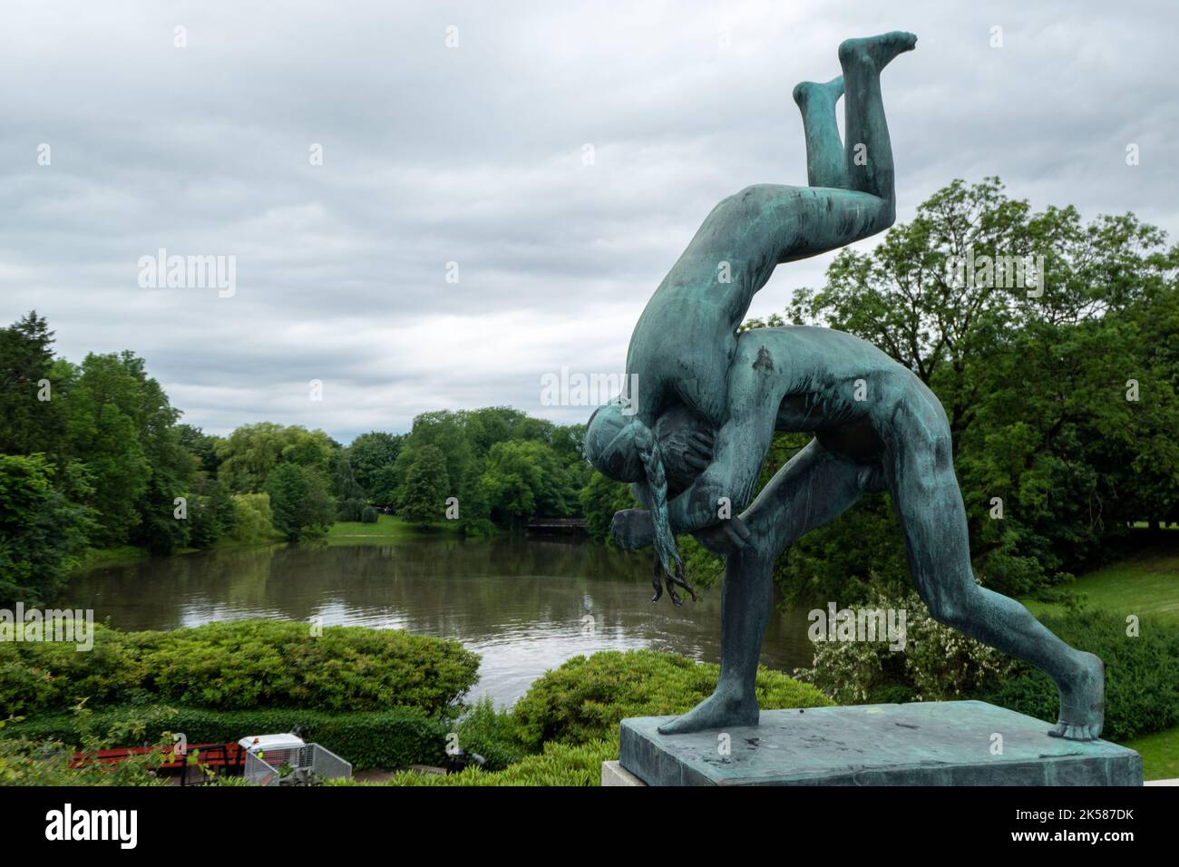 sculptures at Vigeland Park in Oslo, Norway Stock Photo Alamy