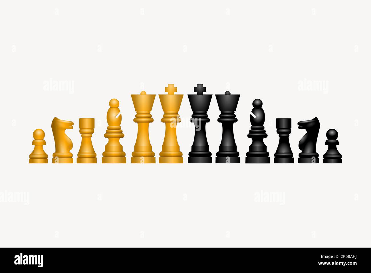 Angry king standing on a large chessboard and considering his next move in  a chess game, vector cartoon illustration on a white background Stock  Vector