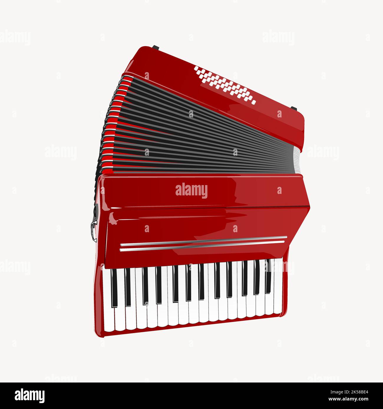 Accordion clipart, musical instrument illustration vector Stock Vector Image & Art Alamy