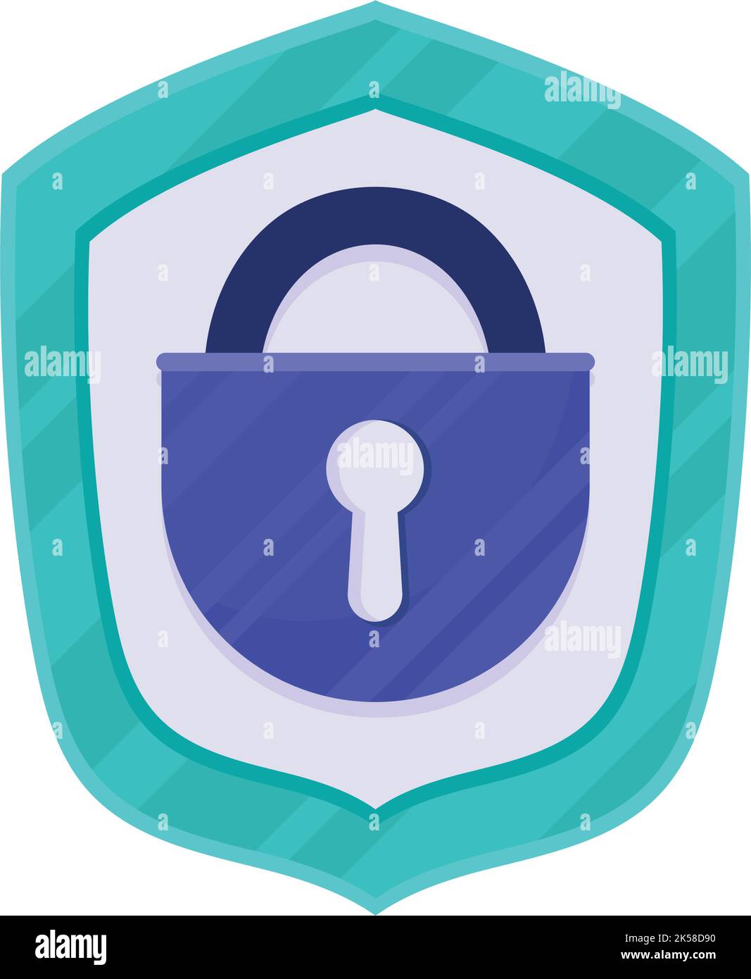 shield with padlock security icon Stock Vector Image & Art - Alamy