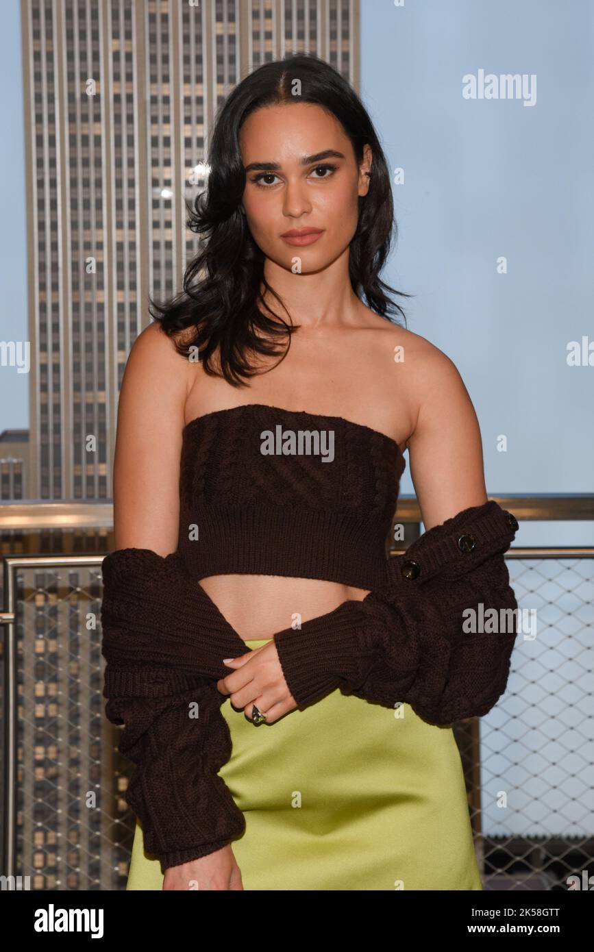 New York, United States. 06th Oct, 2022. Marianly Tejada visits the