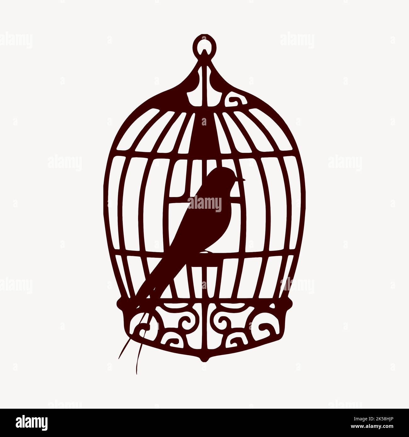 Caged Bird Silhouette caged-bird-silhouette