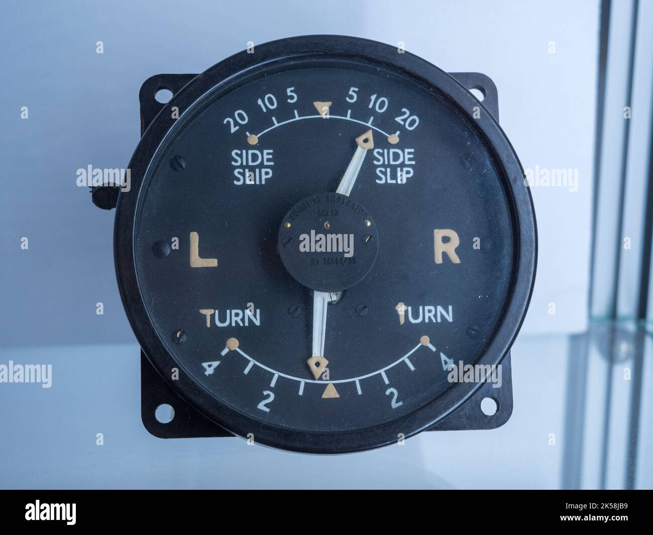 A Supermarine Spitfire Turn & Slip Indicator in the Spitfire and