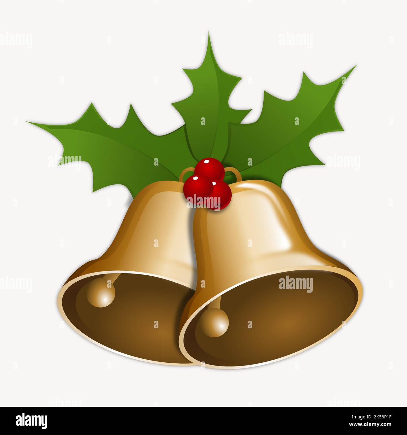Christmas bells clipart, illustration vector Stock Vector Image & Art Alamy