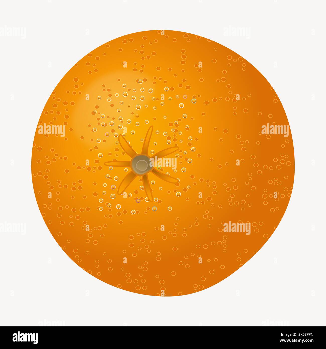 Tangerine fruit clipart, illustration vector Stock Vector Image & Art