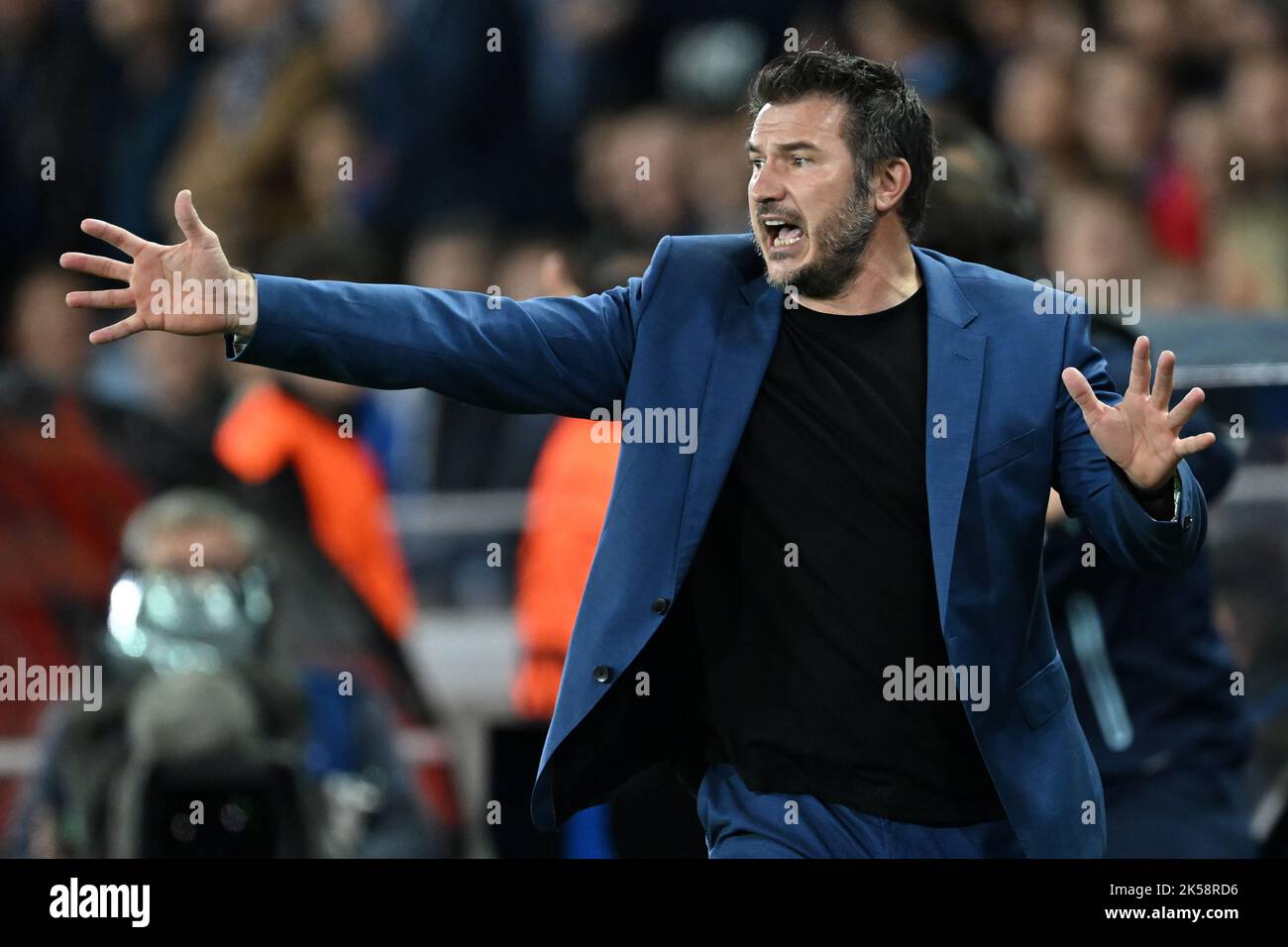 BRUGES - Club Brugge trainer coach Carl Hoefkens during the UEFA ...