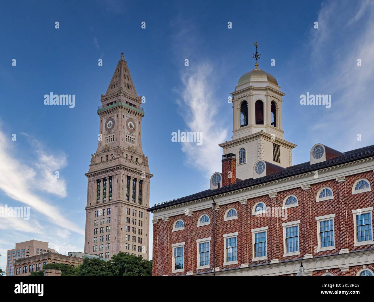 BOSTON, MASSACHUSETTS - August 29, 2022: Boston is one of the oldest 