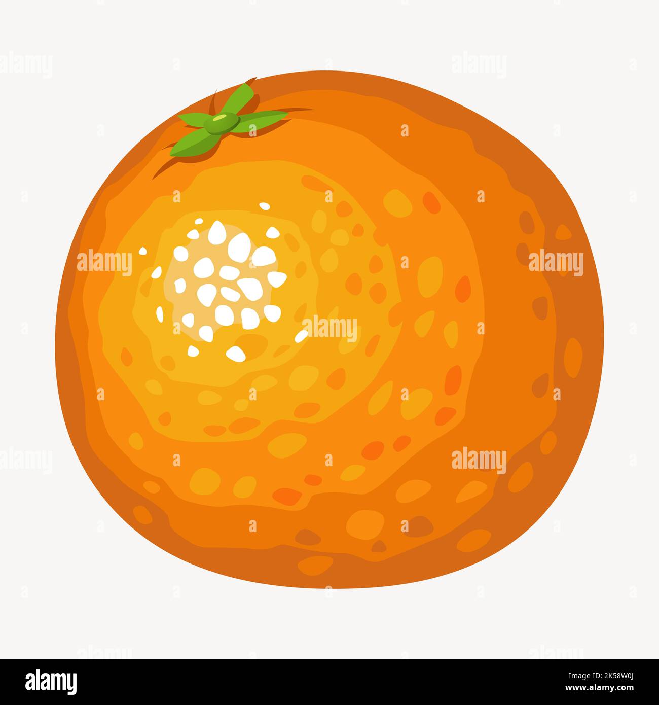 Tangerine clipart, fruit illustration vector Stock Vector Image & Art
