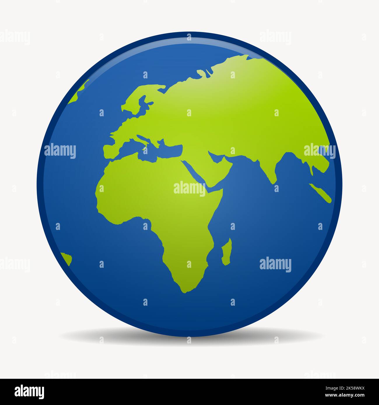Globe collage element, geography illustration vector Stock Vector Image