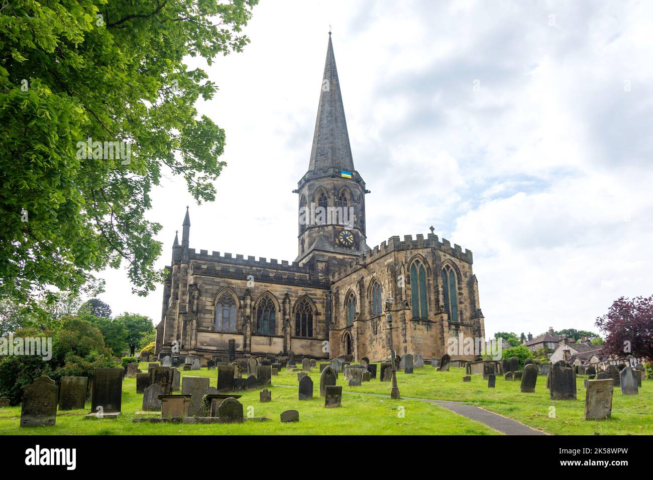 All Saints Church, Church Street, Bakewell, Derbyshire, England, United Kingdom Stock Photo