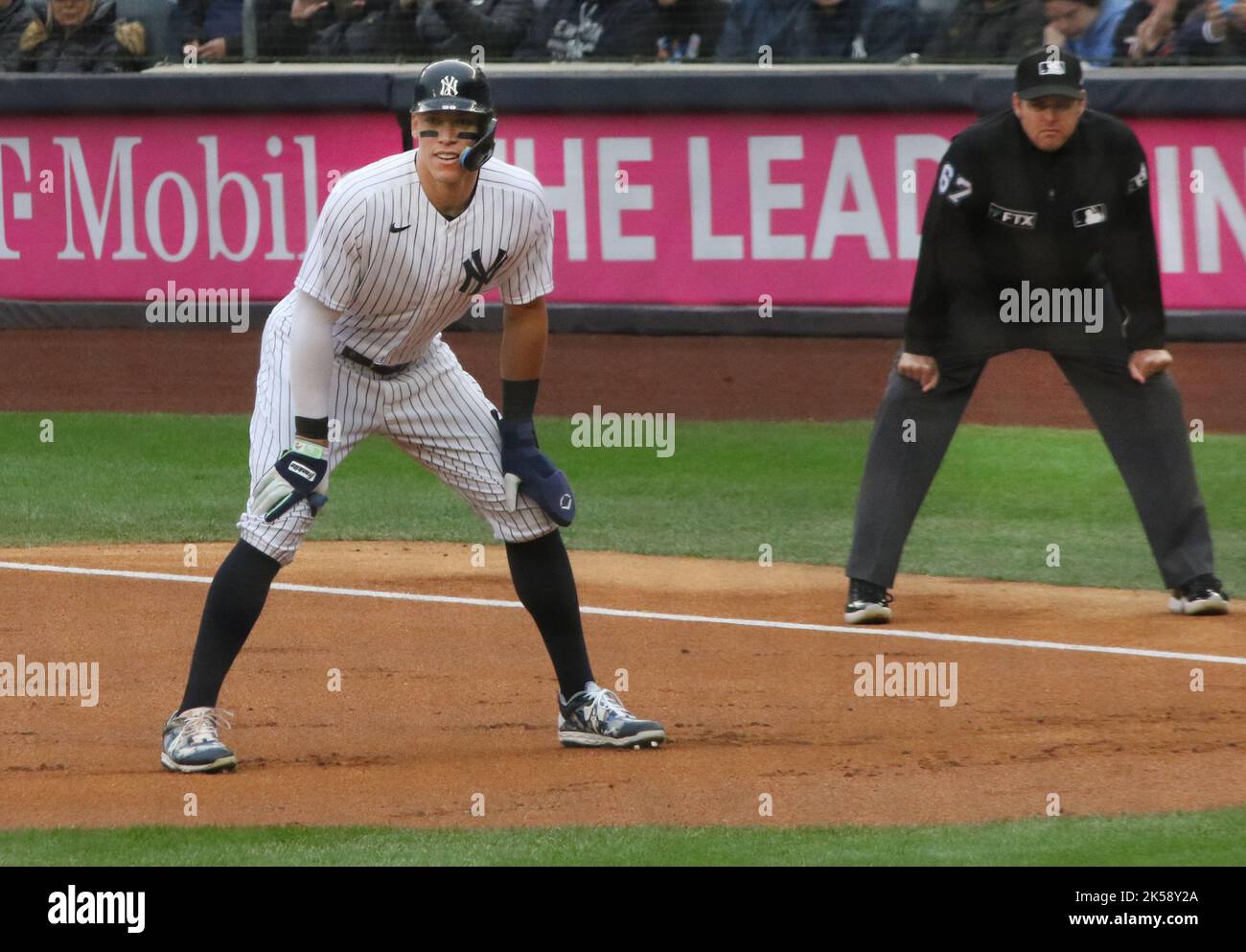 October 2, 2022 Aaron Judge during last regular season baseball game at