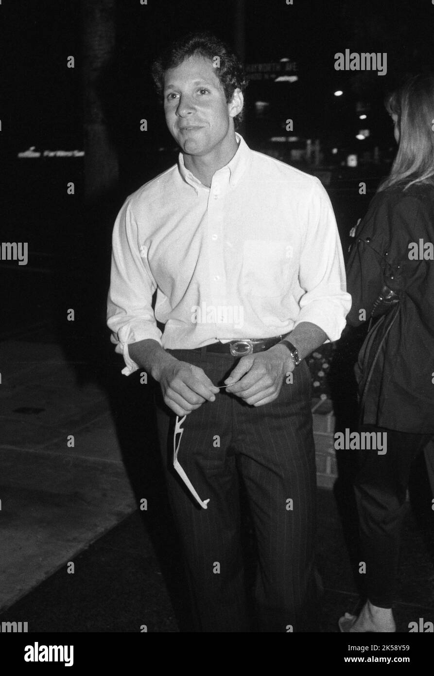 Steve Guttenberg at Dan Tana's in 1983 Credit Ralph Dominguez