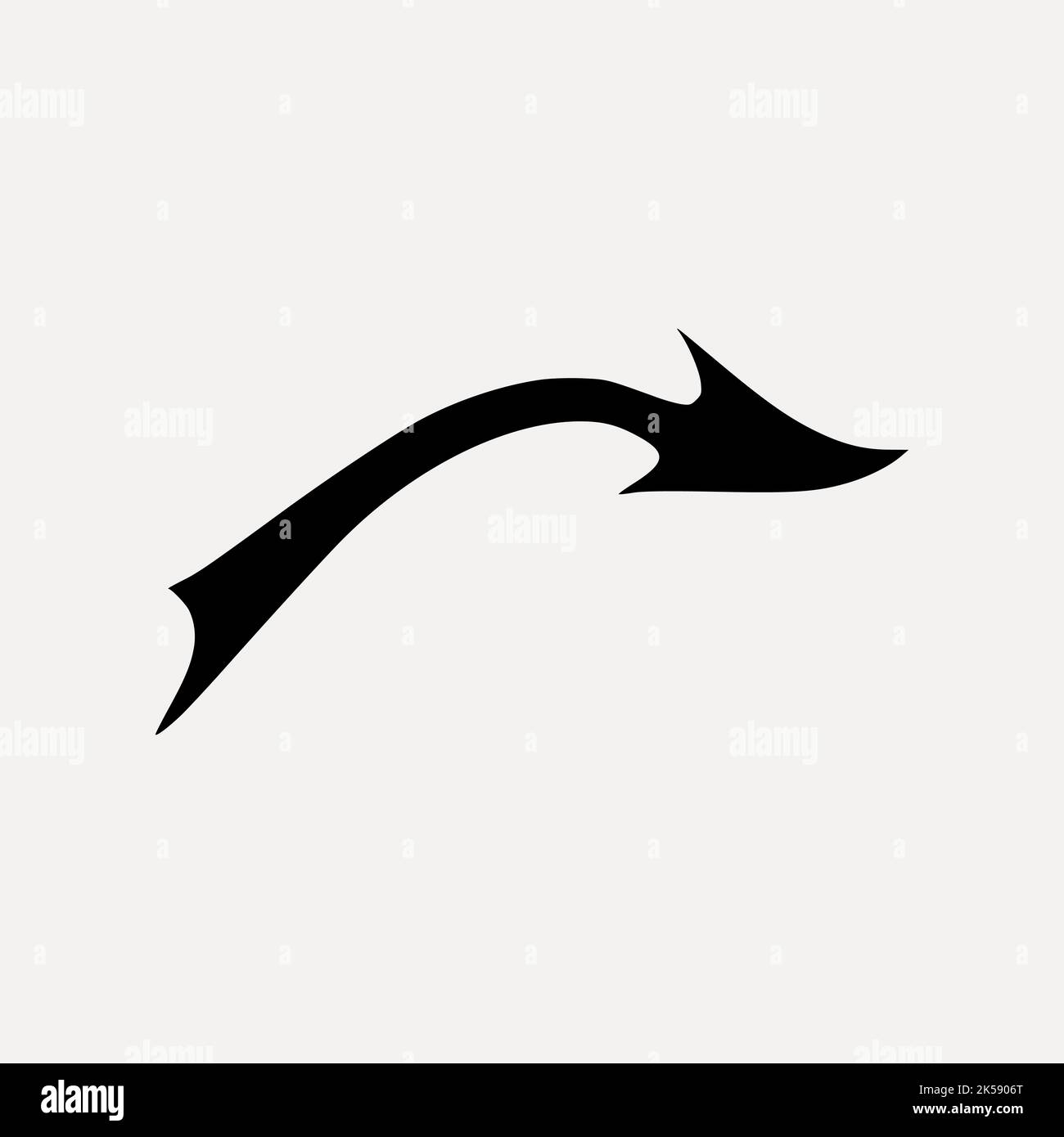 Black arrow clipart, business graphic vector Stock Vector Image & Art ...