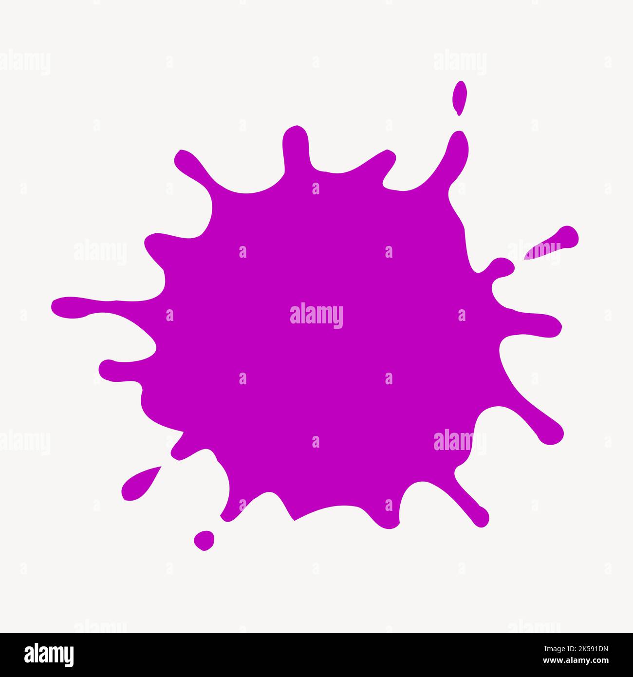Pink splash clipart, creative illustration vector Stock Vector Image ...