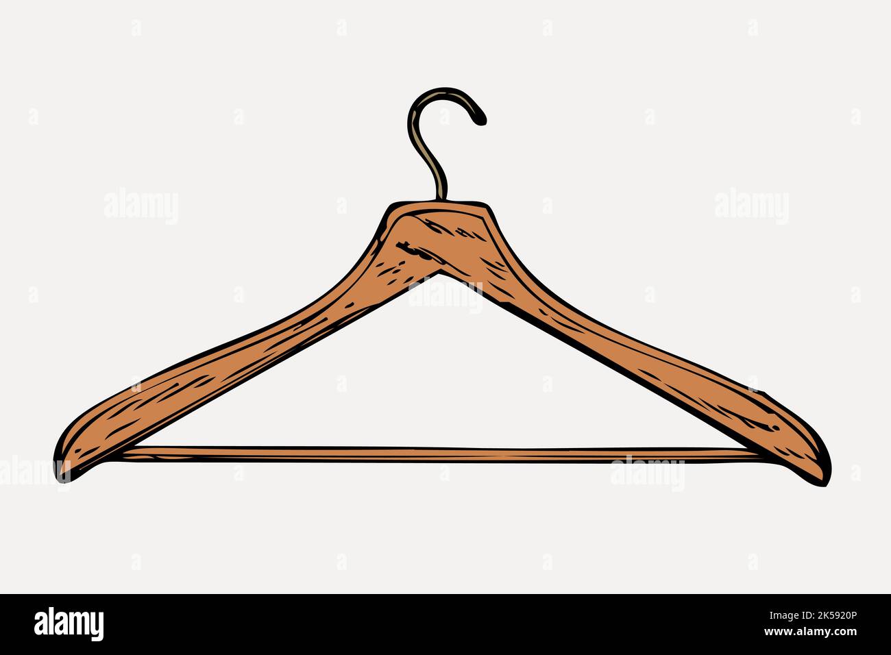 Cloth hanger clipart, apparel illustration vector Stock Vector Image & Art Alamy