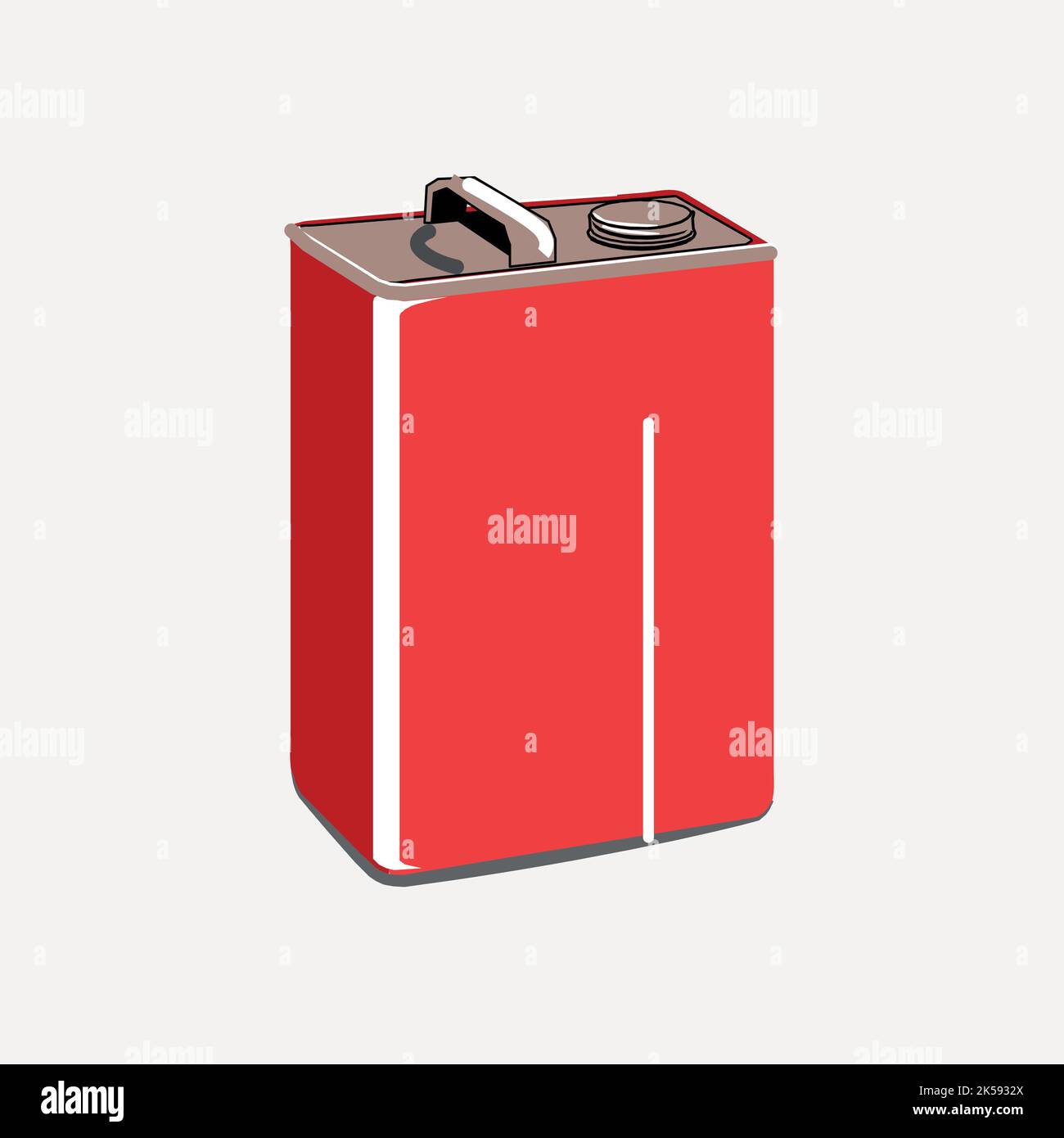 Gas can clipart, object illustration vector Stock Vector Image & Art