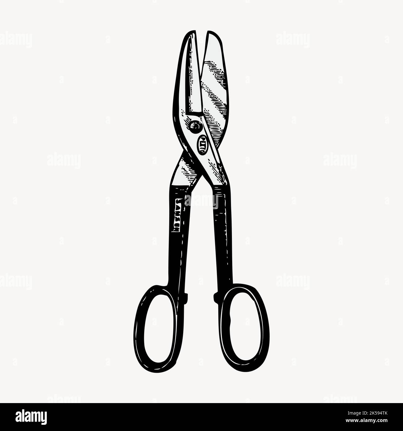 Tin snips clipart hi res stock photography and images alamy