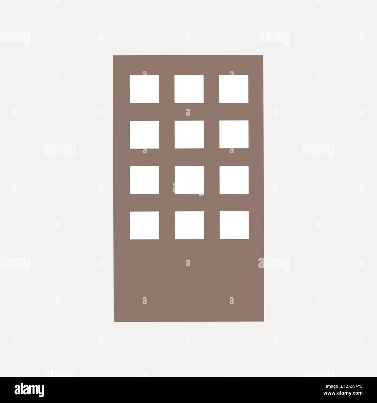 Building clipart, real estate icon illustration vector Stock Vector ...