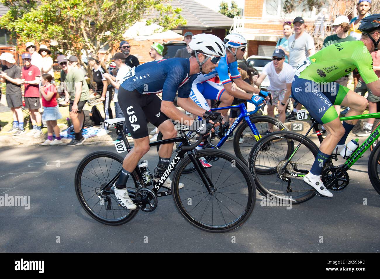 Scott McGill of the US cycling team during the Elite Men