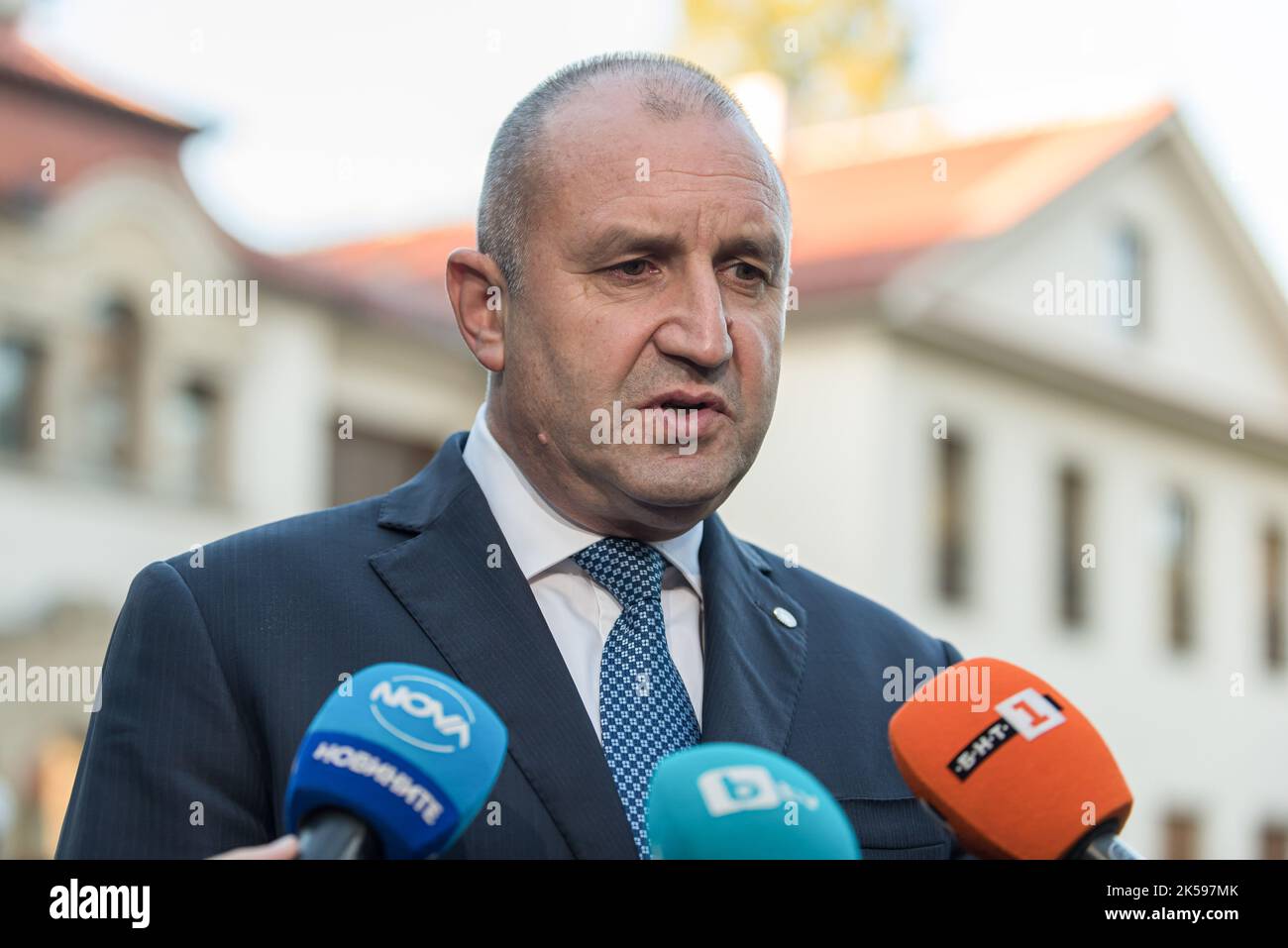 Prague, Czech Republic. 06th Oct, 2022. President Of Bulgaria Rumen ...